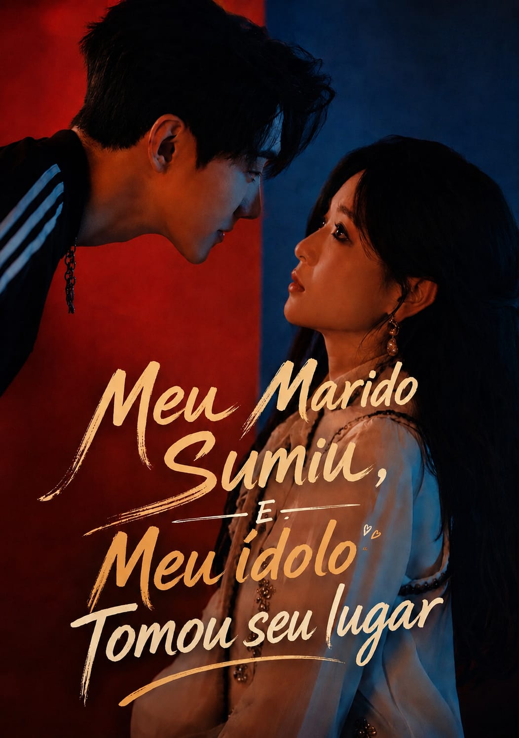 Capa do drama MEU MARIDO SUMIU E MEU ÍDOLO TOMOU SEU LUGAR